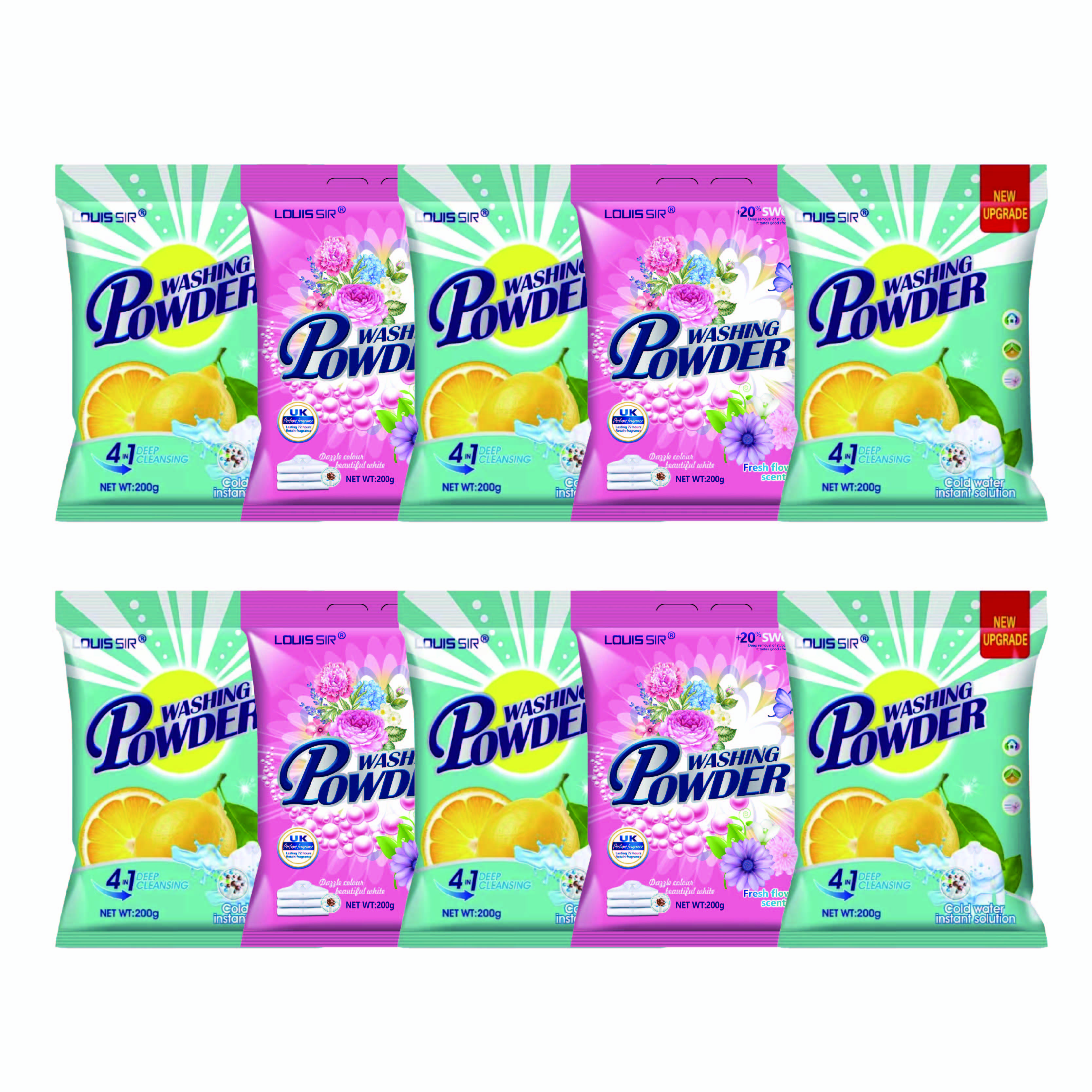 High Quality Automatic Washing Powder Packaging Machine 100g 500g 750g Laundry Detergent Powder