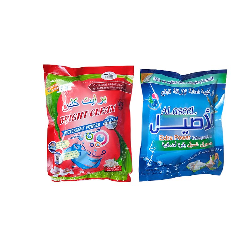 The Aojie pouch design strip washing detergent powder new arrival rich foam household daily chemicals products
