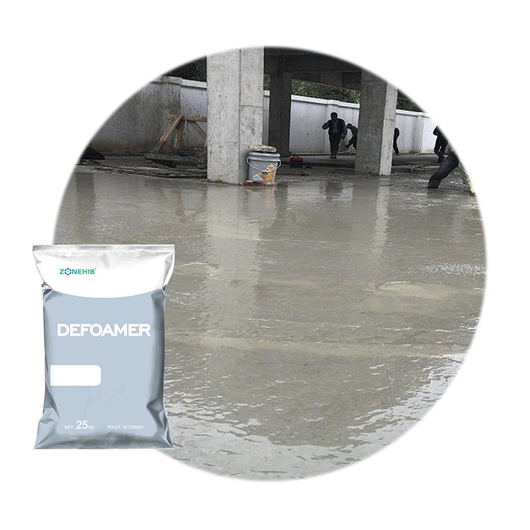 Polyether modified polysiloxane defoaming agent coating silicone defoaming agent use