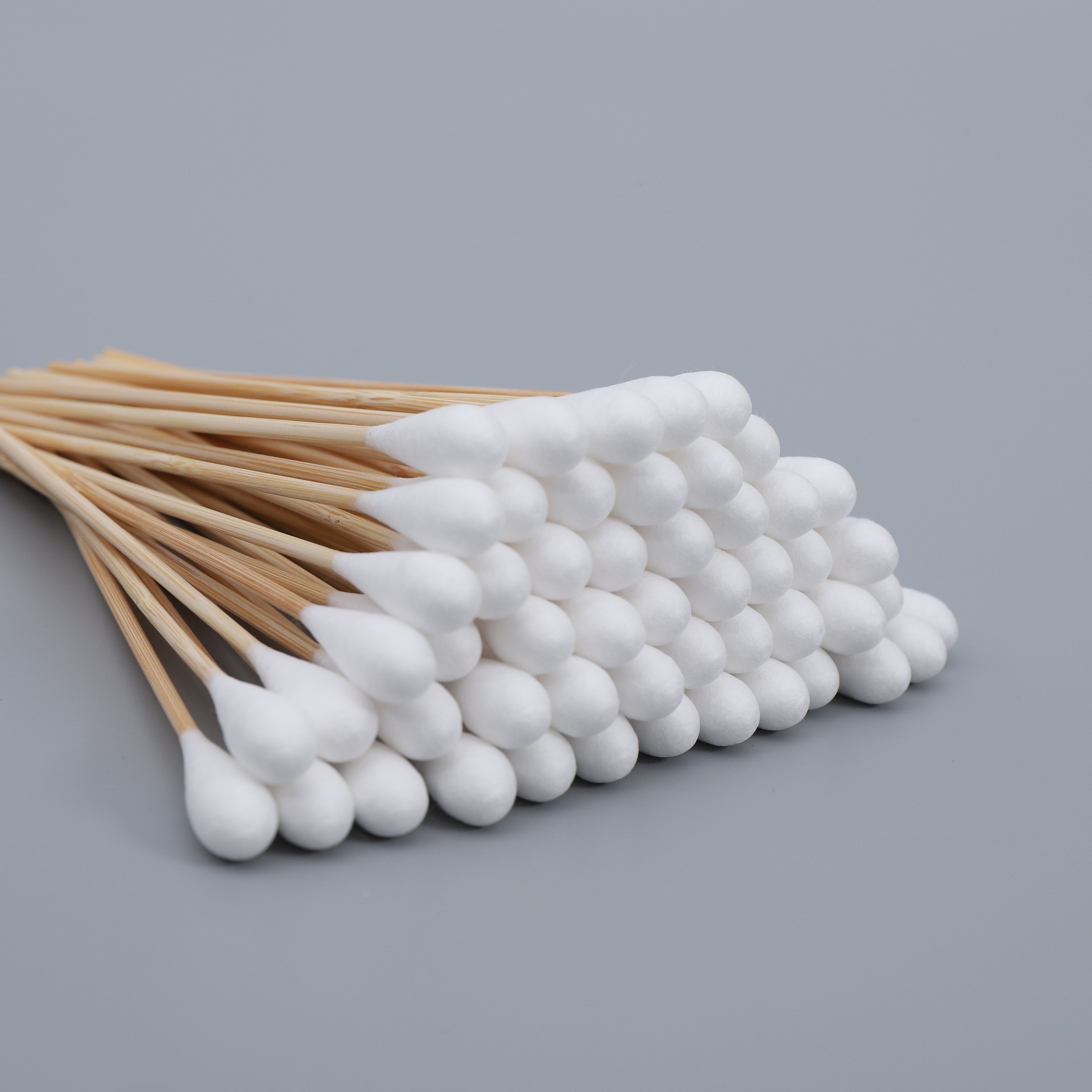 3-Inch Bamboo Wooden Stick Cotton Buds Medical Cotton Swabs Applicators Multi-Purpose Household Chemicals Stocked Ear Sticks