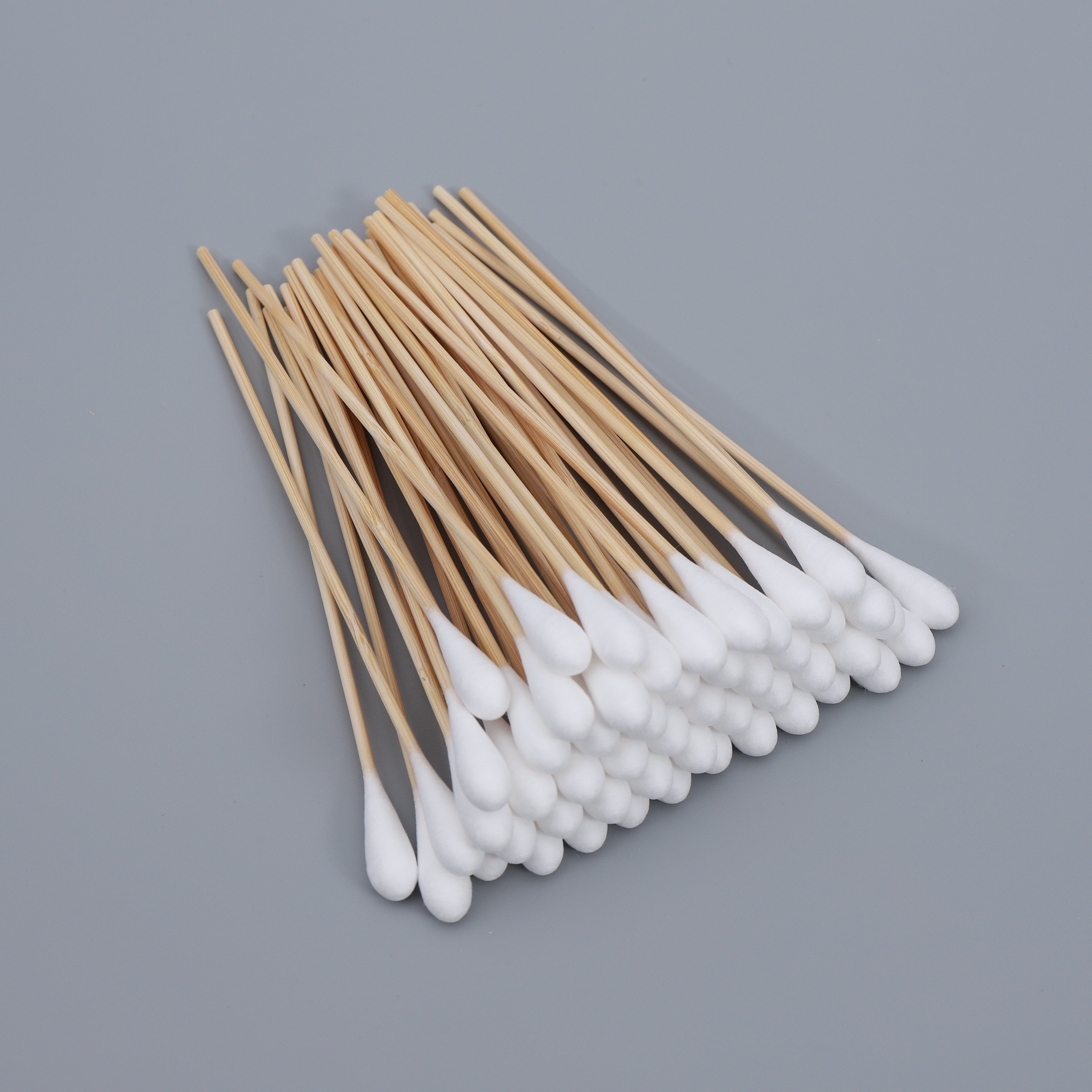 3-Inch Bamboo Wooden Stick Cotton Buds Medical Cotton Swabs Applicators Multi-Purpose Household Chemicals Stocked Ear Sticks