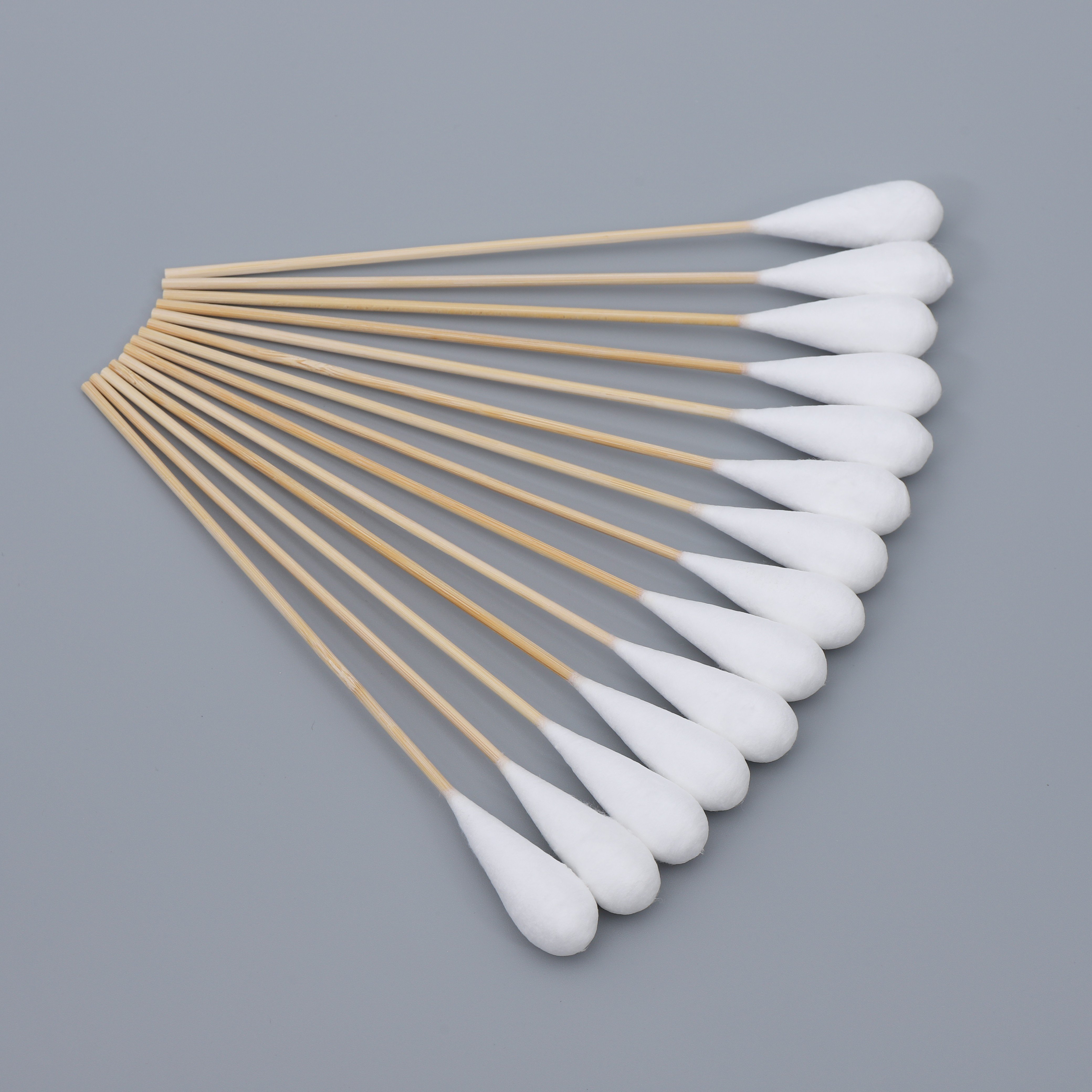 3-Inch Bamboo Wooden Stick Cotton Buds Medical Cotton Swabs Applicators Multi-Purpose Household Chemicals Stocked Ear Sticks