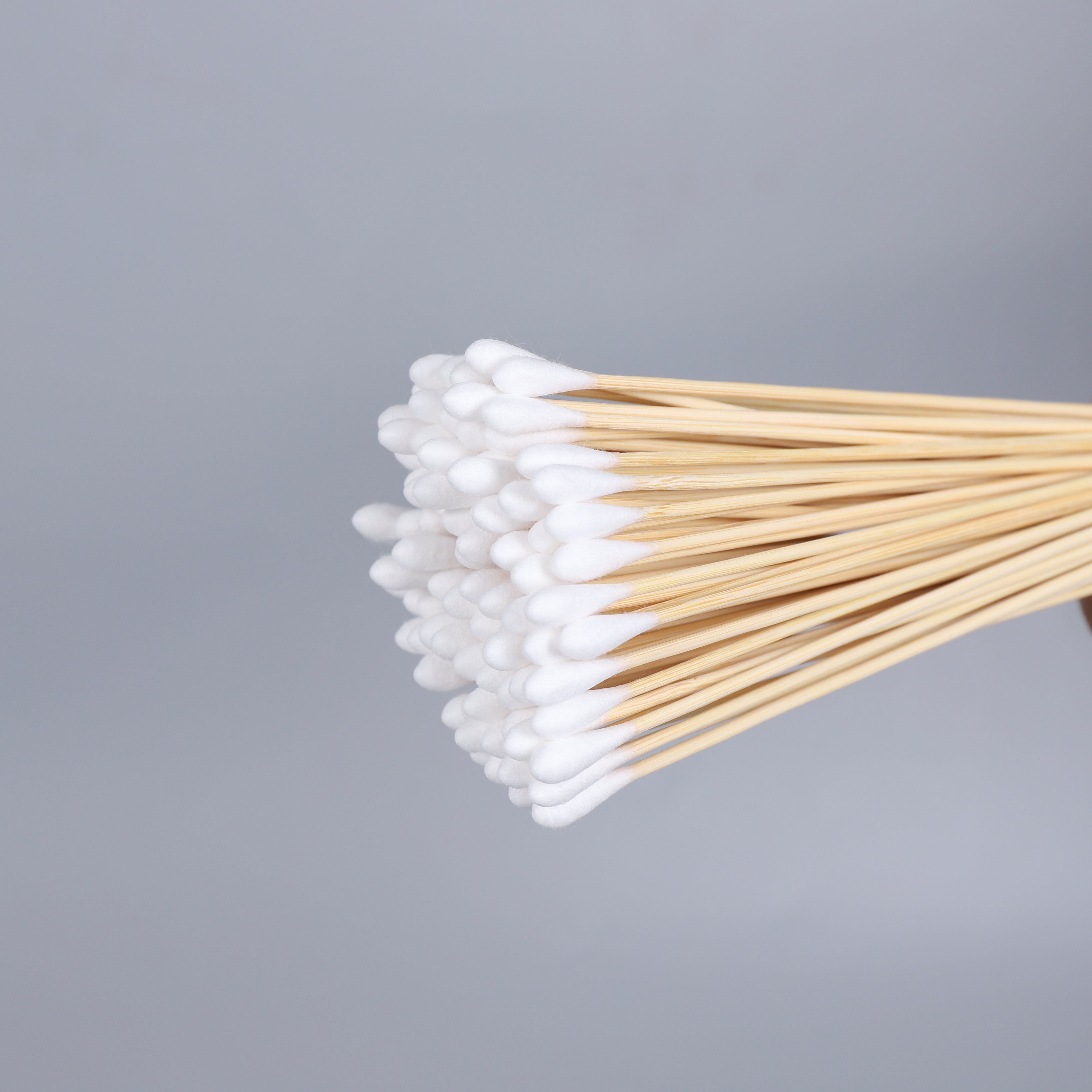 3-Inch Bamboo Wooden Stick Cotton Buds Medical Cotton Swabs Applicators Multi-Purpose Household Chemicals Stocked Ear Sticks