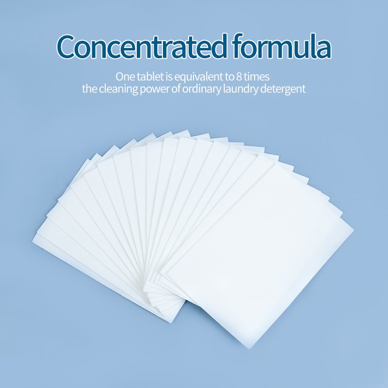 Custom Eco-Friendly Laundry Detergent Sheets Biodegradable Laundry Sheets Laundry Detergent Sheets For Hand Washing
