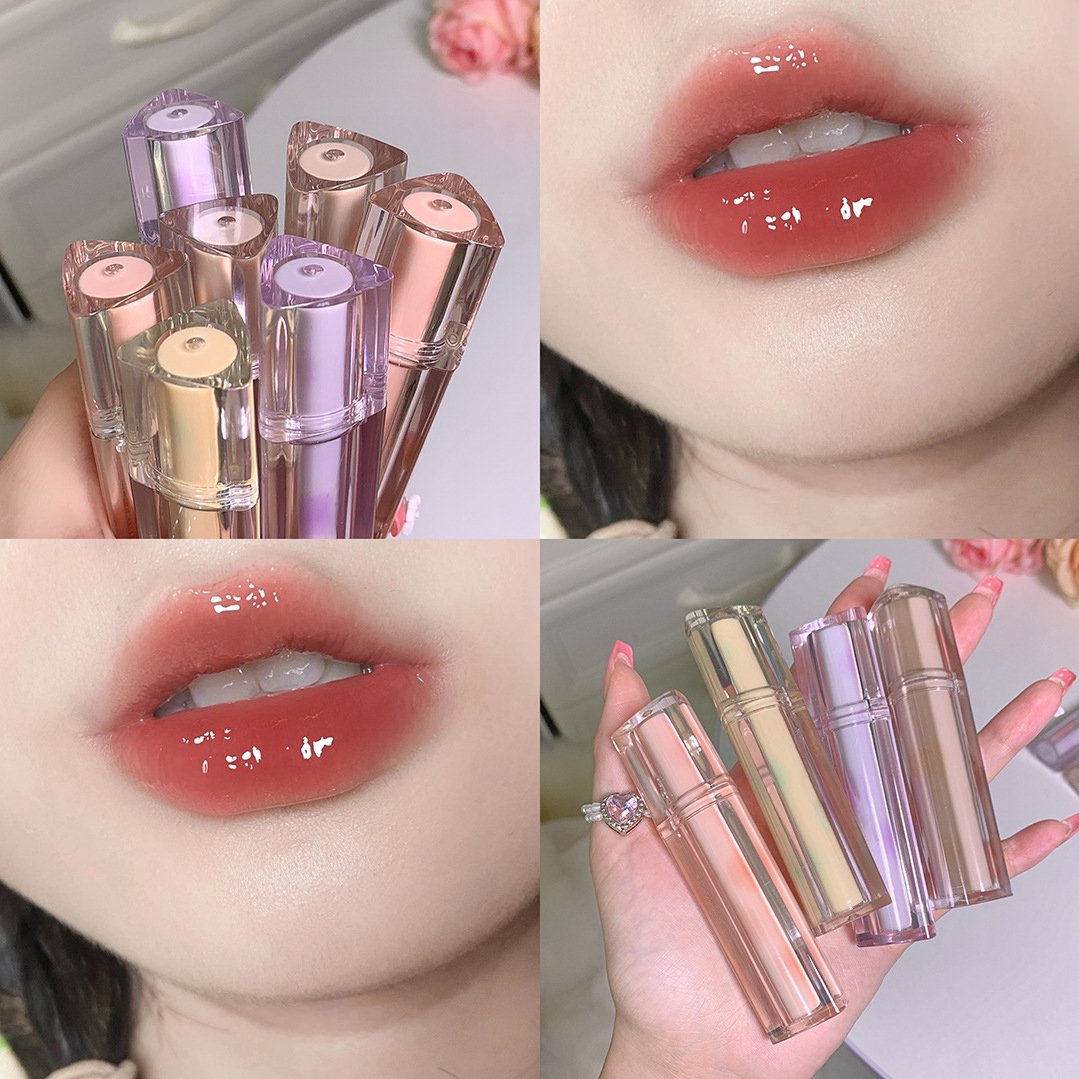 Custom lip gloss oem makeup lip glaze cosmetics waterproof long-lasting moisturizing red lip gloss private label