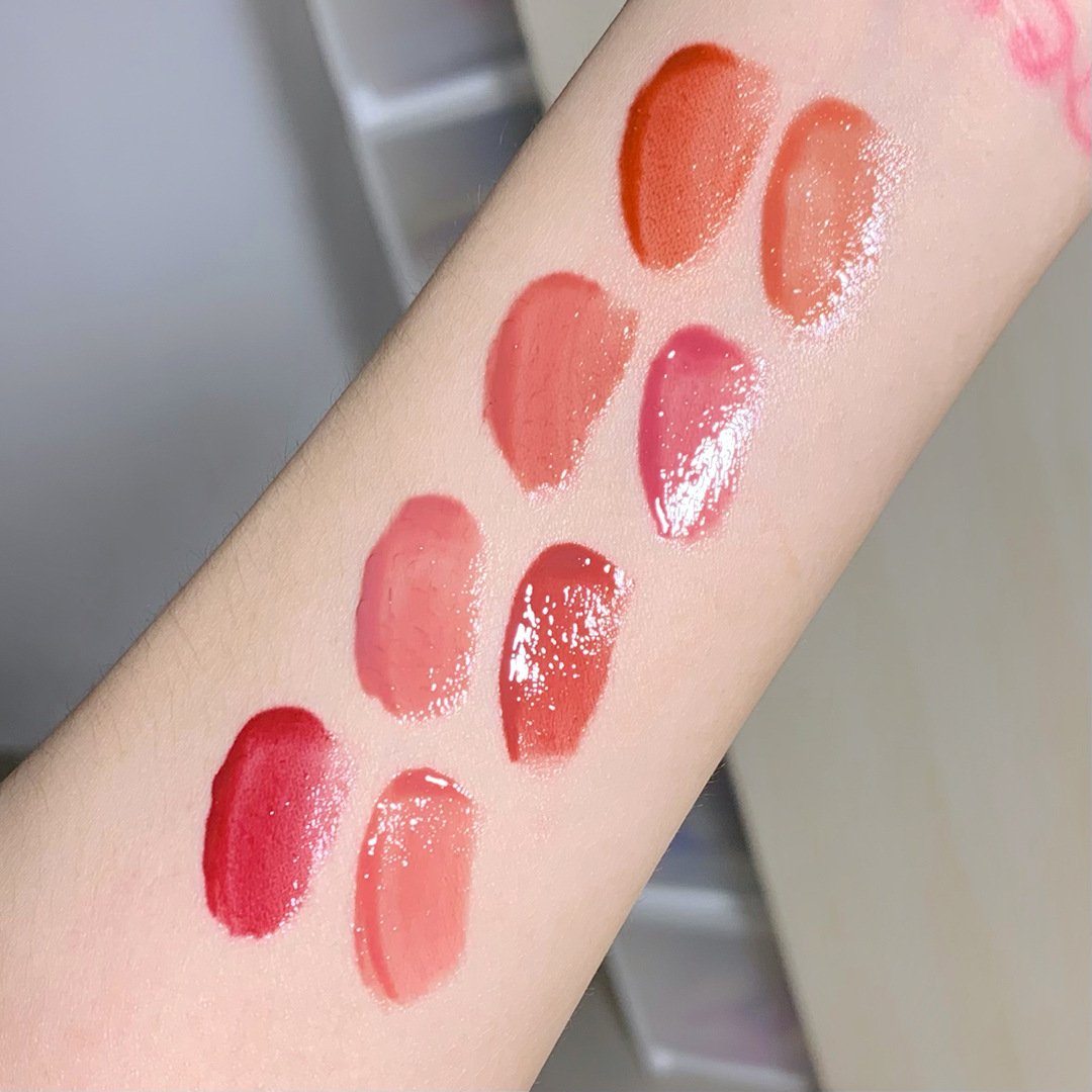 Custom lip gloss oem makeup lip glaze cosmetics waterproof long-lasting moisturizing red lip gloss private label