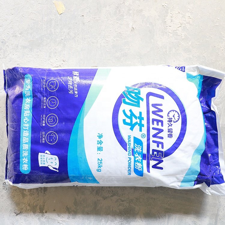 Eco friendly 25kg washing detergent powder for washing machine