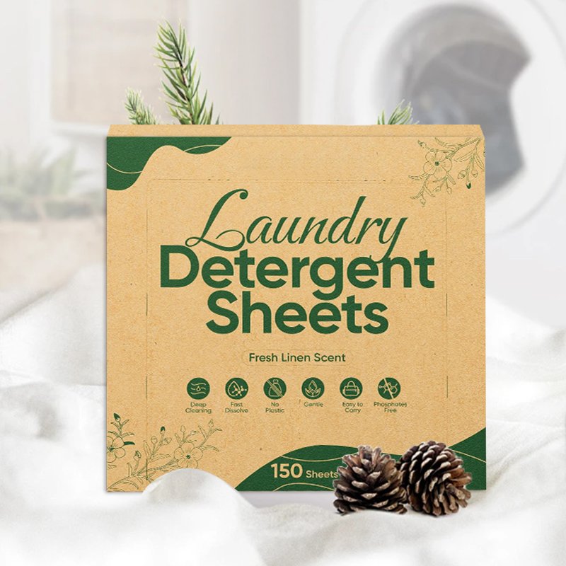 Factory Direct Eco-friendly Household Biodegradable Laundry Detergent Sheet For Underwear Washing