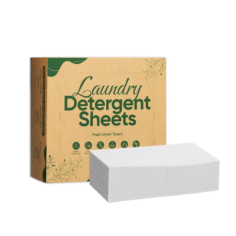Factory Direct Eco-friendly Household Biodegradable Laundry Detergent Sheet For Underwear Washing
