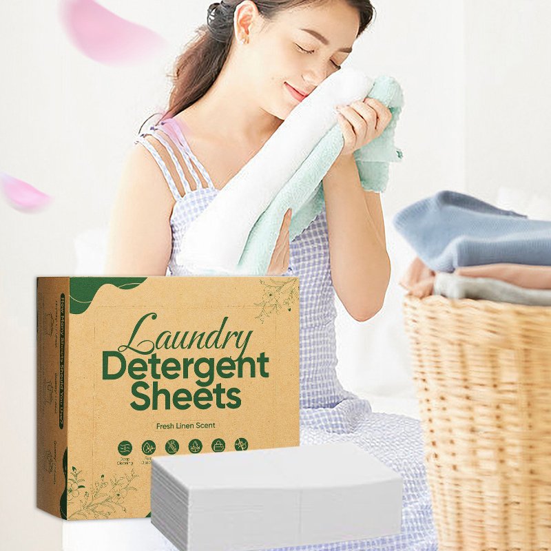 Factory Direct Eco-friendly Household Biodegradable Laundry Detergent Sheet For Underwear Washing