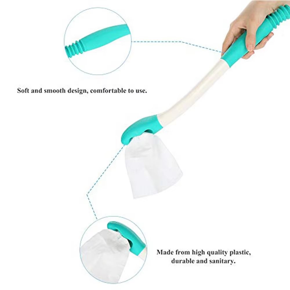 Long Reach Comfort Bottom Wiper Extender Bottom Buddy Toilet Aids for Motion Assistance