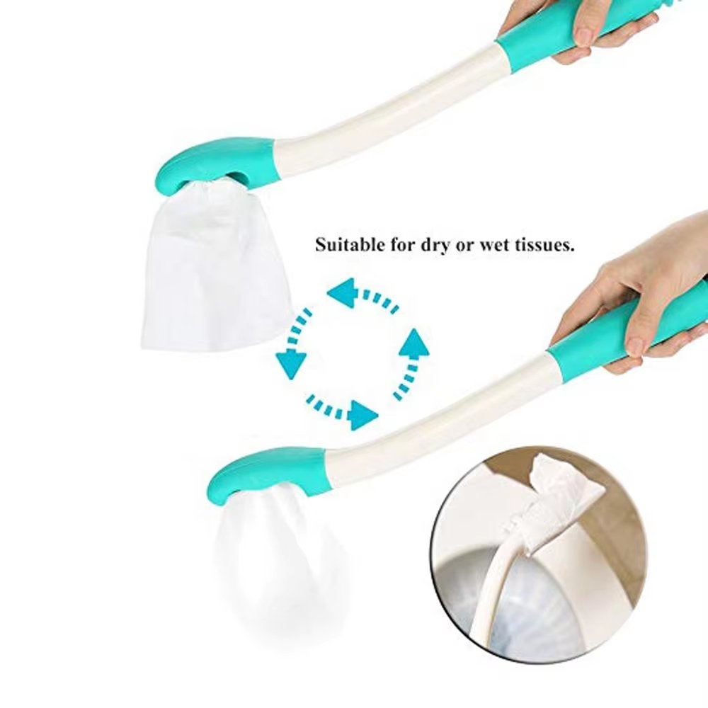 Long Reach Comfort Bottom Wiper Extender Bottom Buddy Toilet Aids for Motion Assistance
