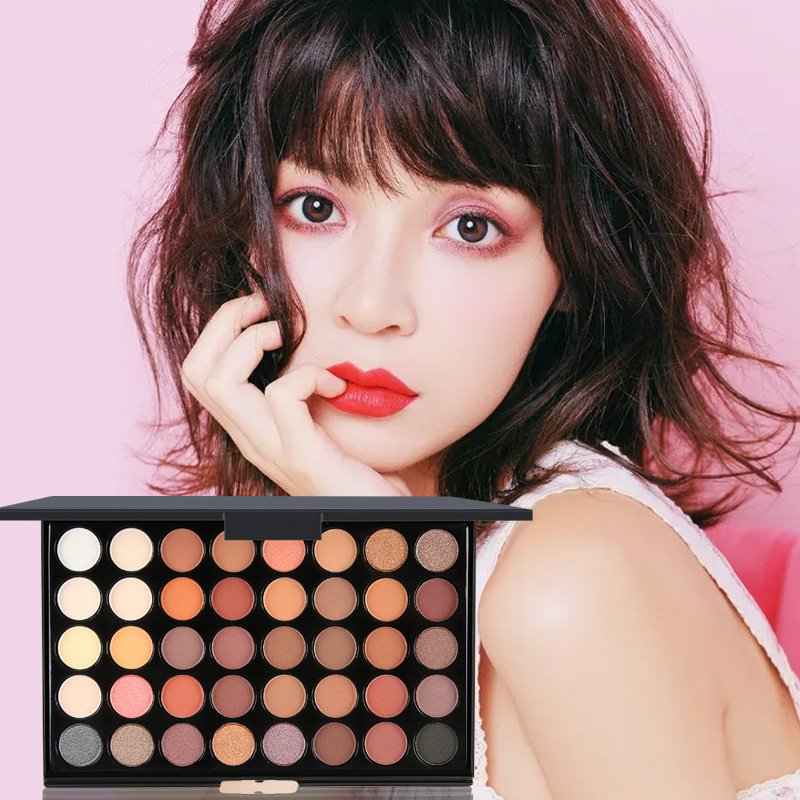 2022 Wholesale Personality Multichrome Matte Earth Color Daily Smokey Makeup 40 Colors Eyeshadow Palette