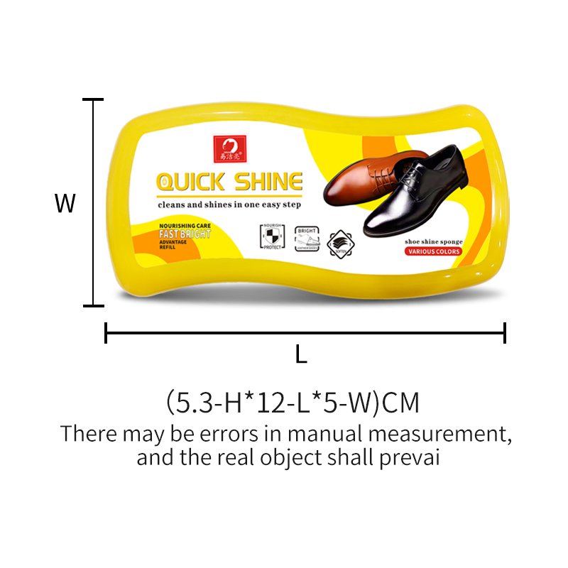 Colorless Instant Shoe Shine Sponge Decontamination Shoe Wax Polish Shoe Instant Cleaning Sponge