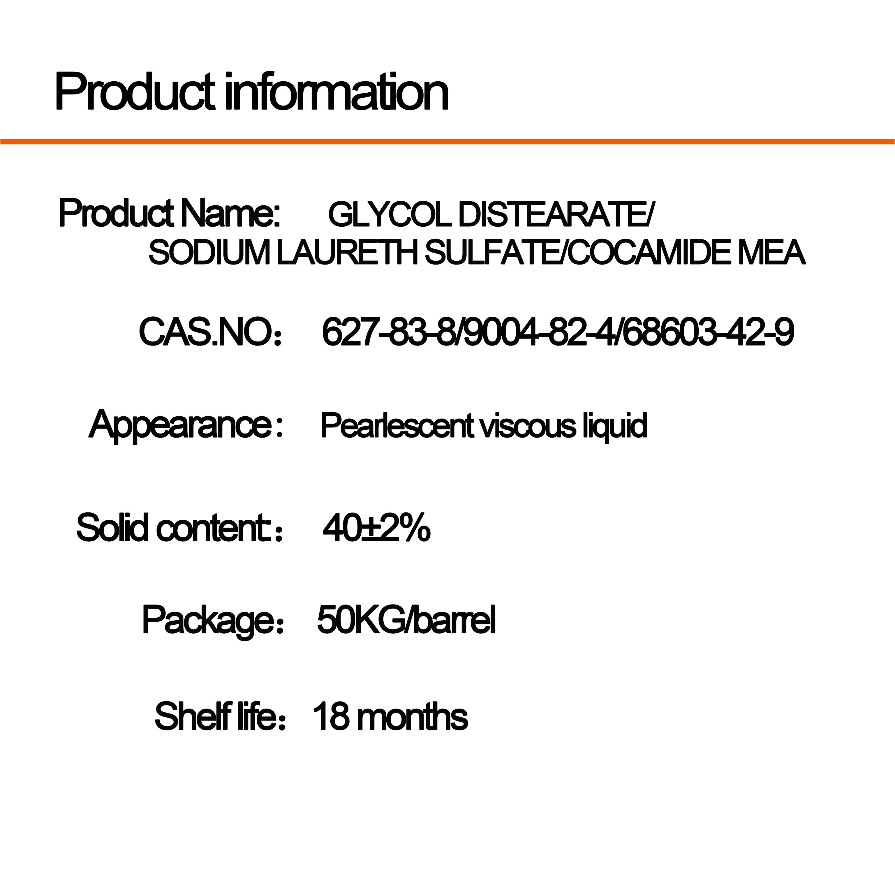 Ethylene Glycol Distearate40% CAS 627-83-8 or 91031-31-1 Daily chemicals Applied to washing products Pearlescent Factory price