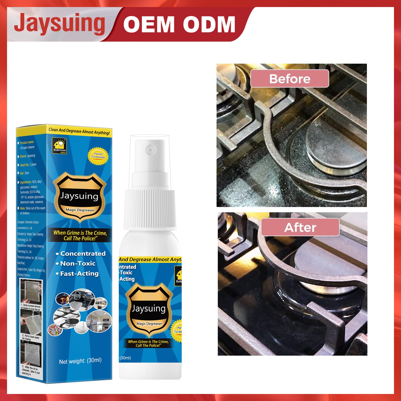 New popular multi Purpose Degreaser Cleaner Spray kitchen grease cleaner Super cleaning power kitchen cleaner spray