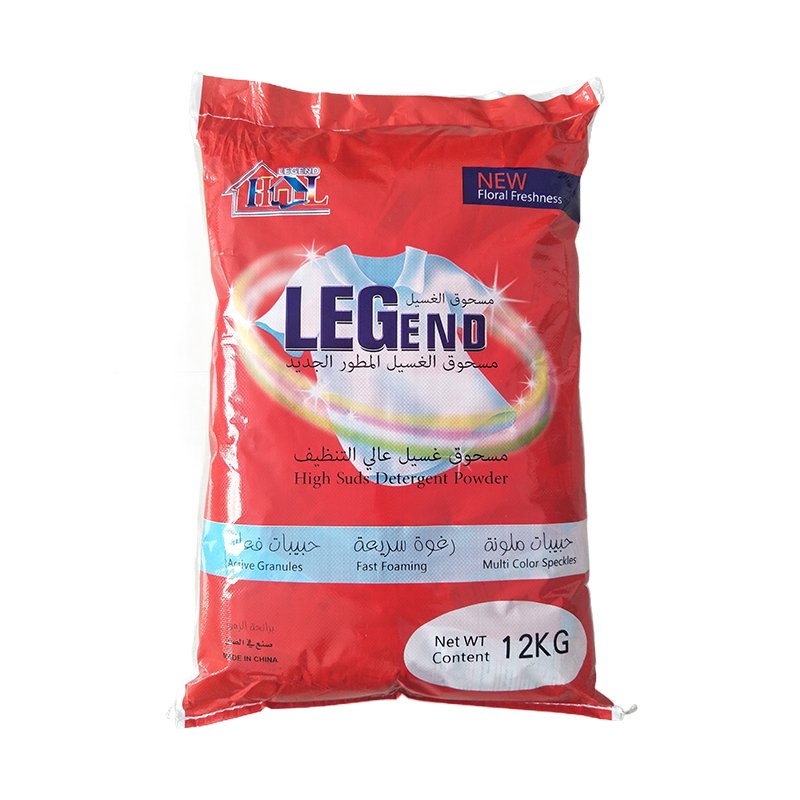 Bulk manufacture wholesale home cleaning products laundry detergent powder, 10KG 25KG 30KG washing powder