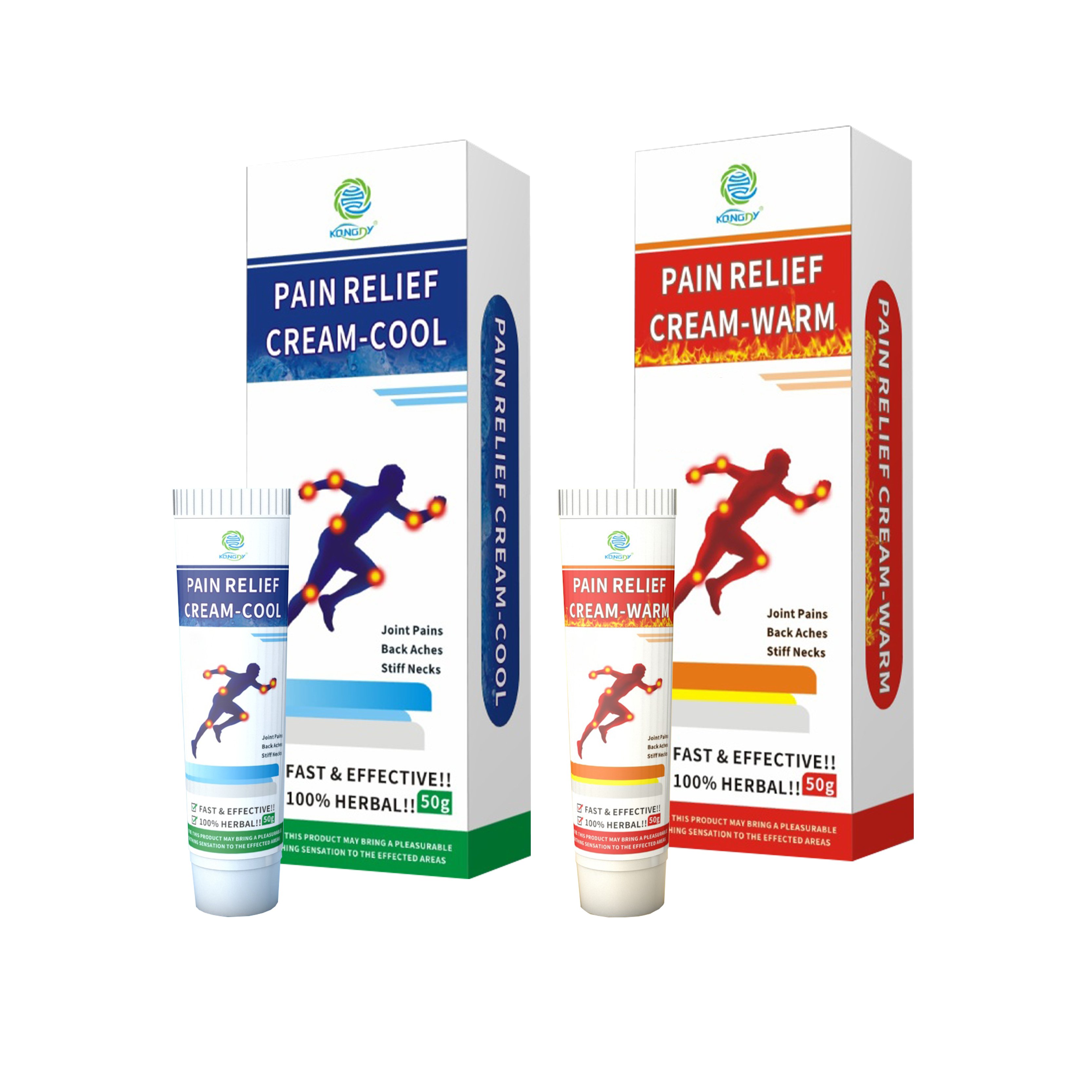 High quality muscle joint pain cream insect bites reusable injury pain cold hot gel