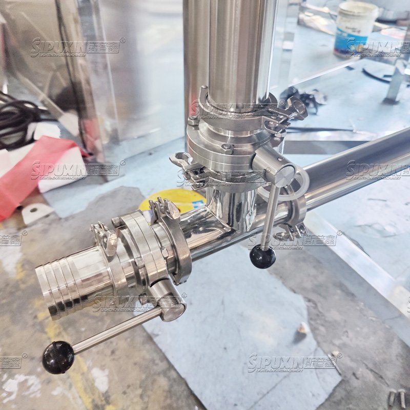 2024 Sipuxin 5000L daily chemical lotion cream Making Machine Homogenizer Mixer Tank With Heating & cooling & weighing system