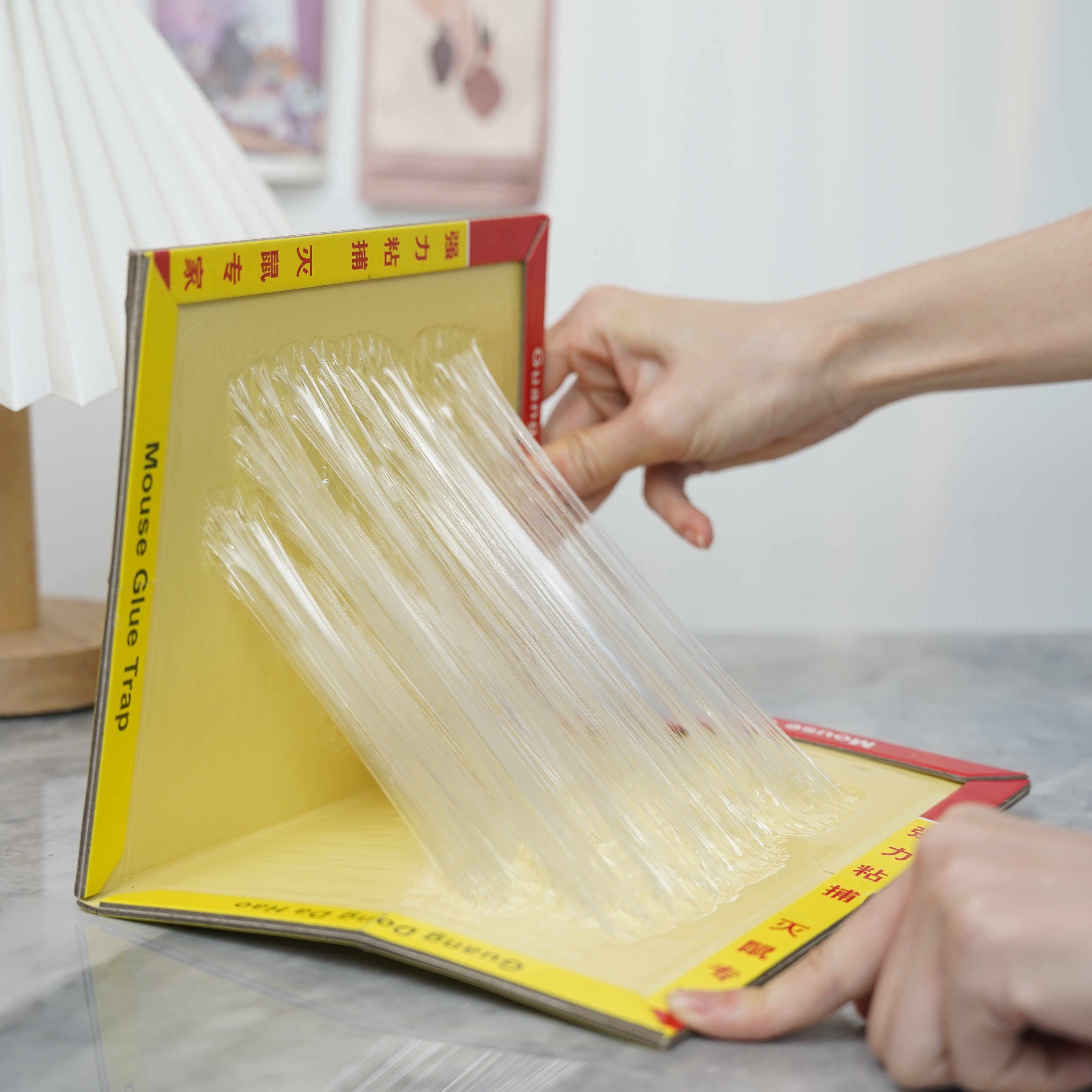 Super sticky liquid glue rat trap bulk packed mouse glue