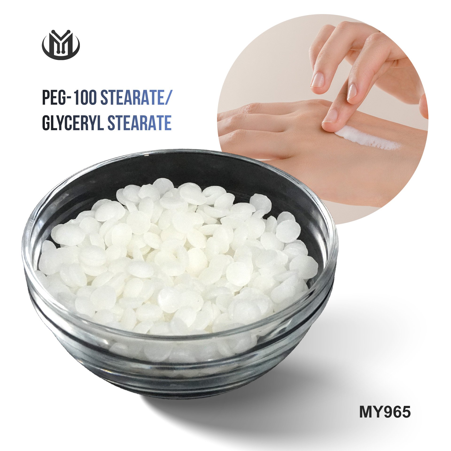 Mingya Cosmetic Raw Materials products Emulsifying wax PEG-100 stearate/glyceryl stearate Daily chemicals CAS 85666-92-8