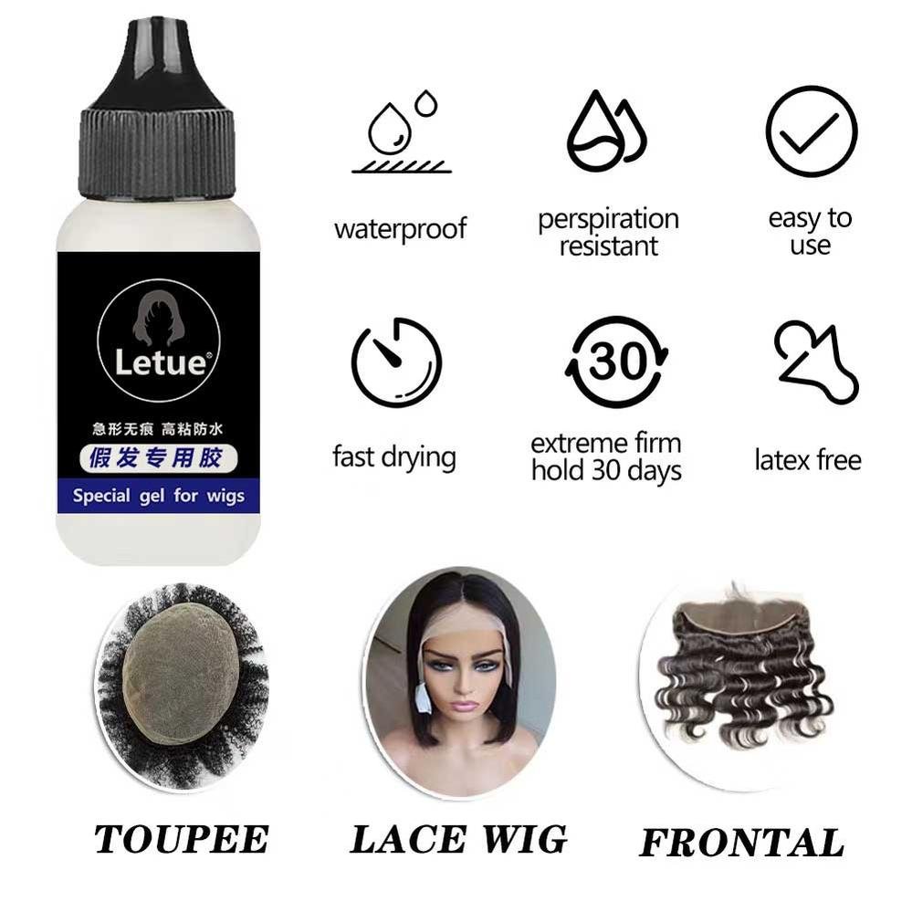 Secure Attachment Lace Wig Fastener Adhesive Glue/Tape Daily Chemicals Plastic Bottles for Wig Fastening