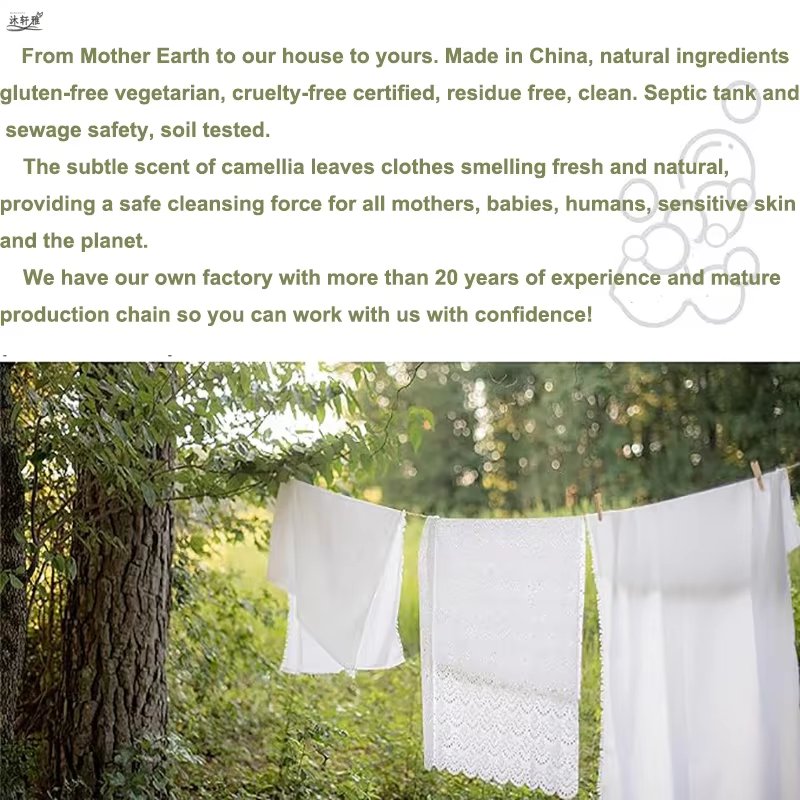 Eco-friendly lasting Fragrance Laundry Soap Disposable Washing Powder Detergent for Apparel Use