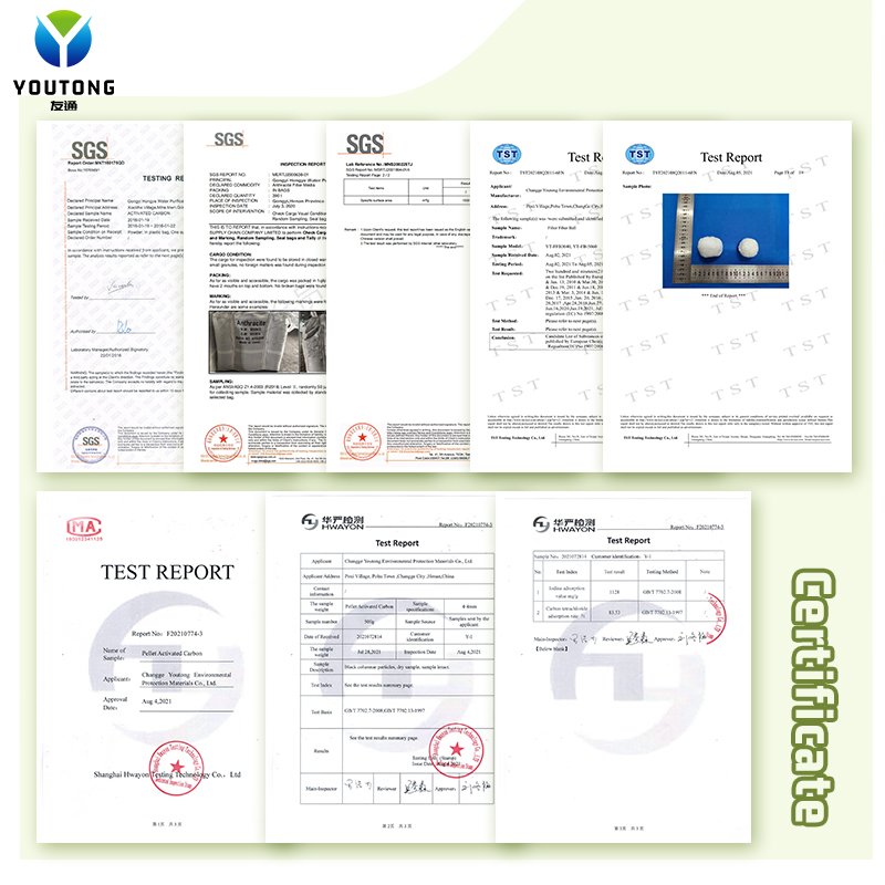 High surface area daily waste water treatment activated carbon