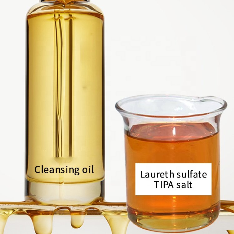Free sample XingYu BIO Daily chemicals Liquid Makeup remover Oil Bath oil Mild anionic surfactant Lauryl ether sulfate TIPA salt