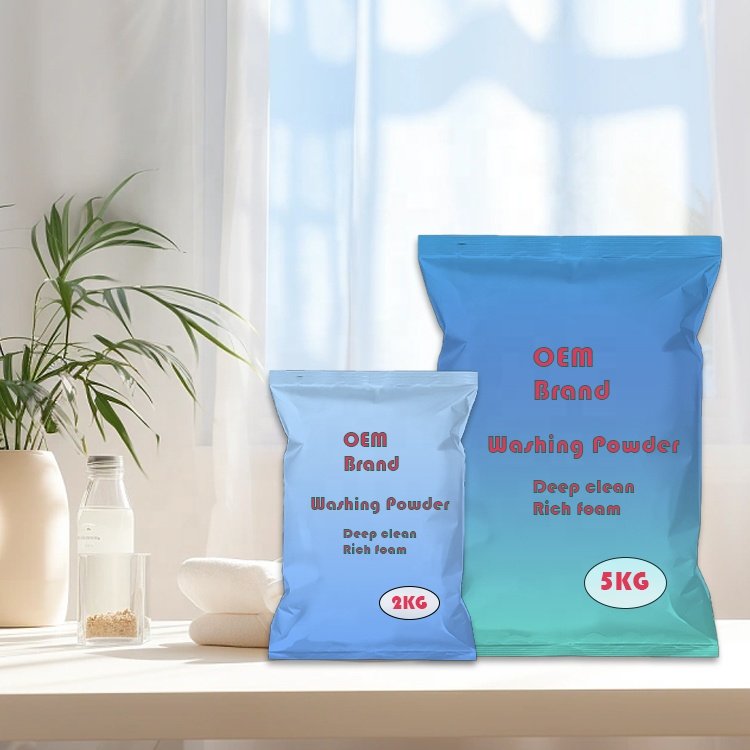 The Aojie OEM & ODM detergente en polvo para ropa wholesale in China factory 25 kg woven bags