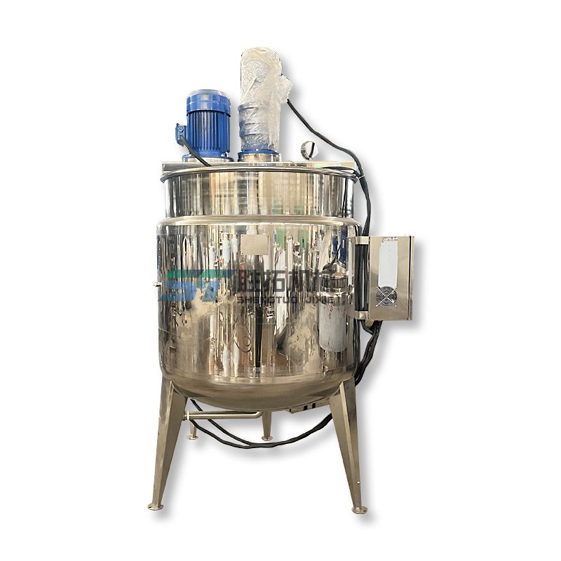500 liter stainless steel electric heating mixing tank, complete specifications for daily chemical reaction kettle