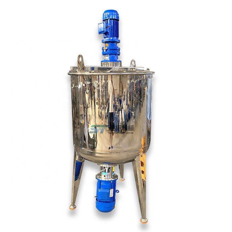 500 liter stainless steel electric heating mixing tank, complete specifications for daily chemical reaction kettle