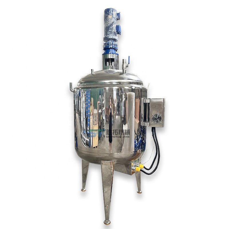 500 liter stainless steel electric heating mixing tank, complete specifications for daily chemical reaction kettle