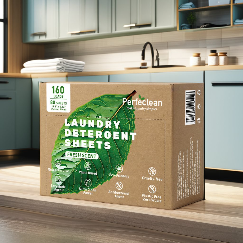 Custom Laundry Detergent Sheets Pods Eco Friendly Gentle Enough For Hand Washing Laundry Detergent Sheet
