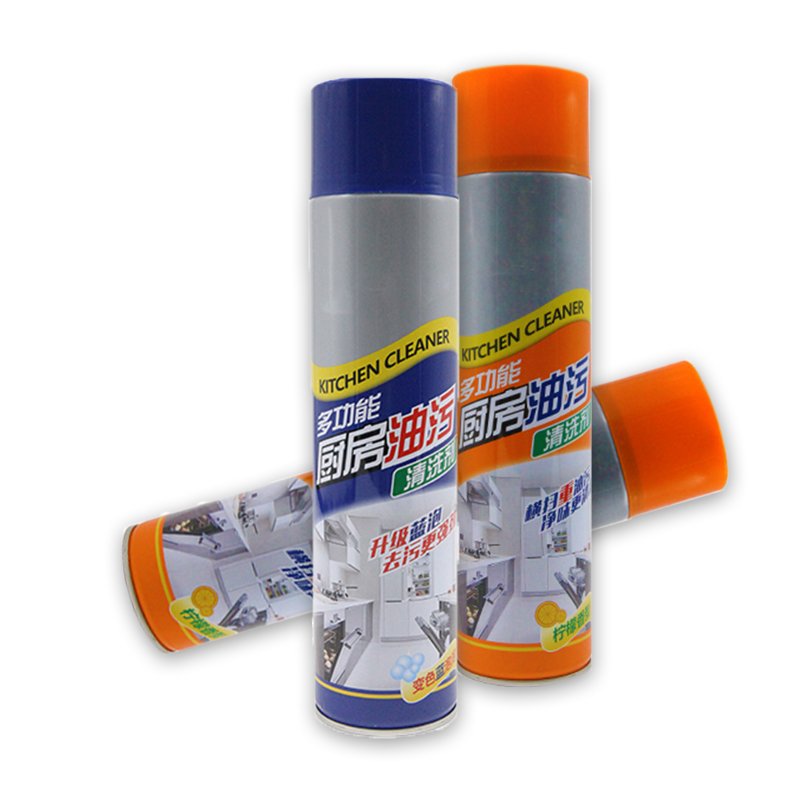 Multi-purpose Chemical Oil Remover Grease Spray Kitchen Cleaner foam spray