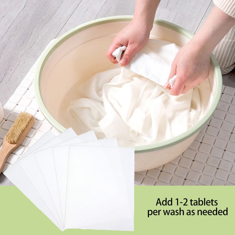 Factory Wholesale Household Daily Quick Dissolve Laundry Detergent Sheets All In One Biodegradable Laundry Detergent Sheets