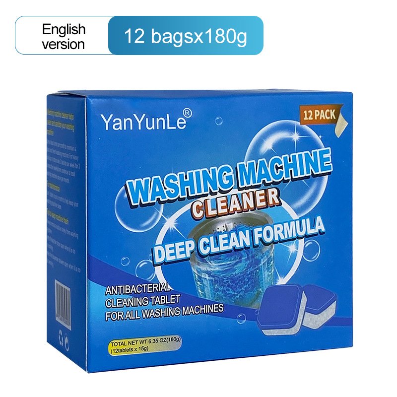 2024 Hot selling washing machine slot cleaning agent effervescent tablet sterilization and descaling is simple and convenient
