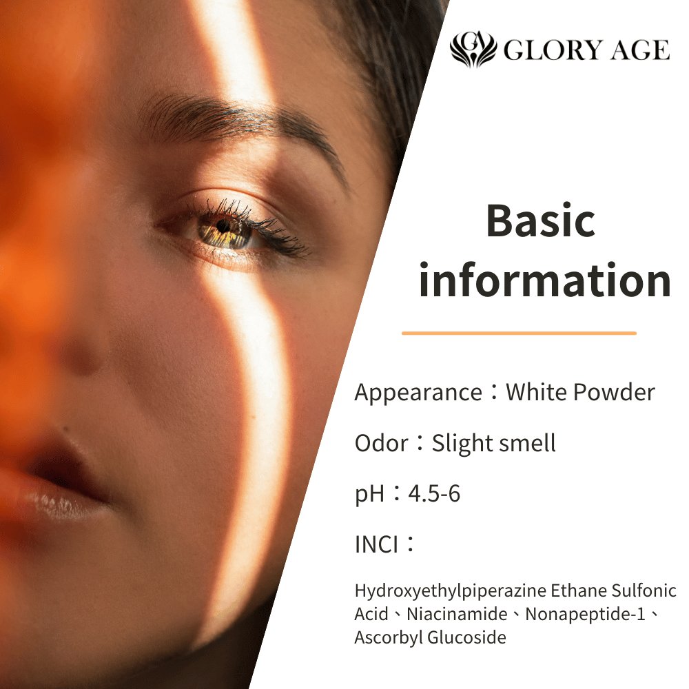 Gloryage GABW360 Skin Whitening With Vit B3 Lightening Whitening Skin Care Ingredients Anti-Oxidant Daily Chemicals Powder