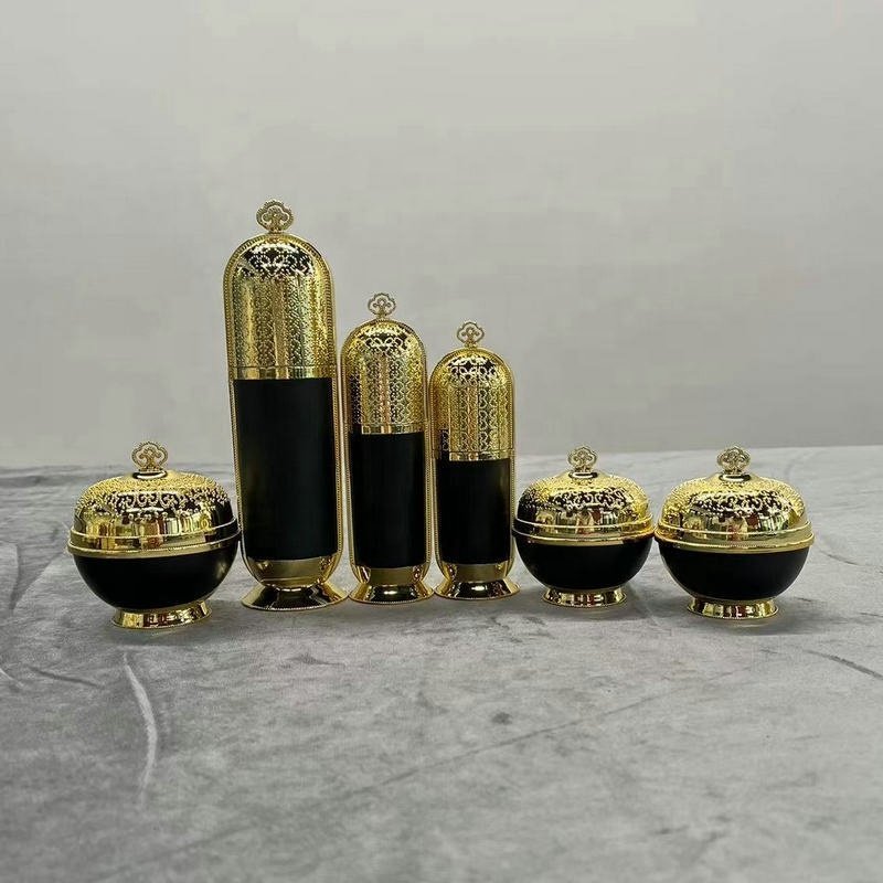 Acrylic crown skin care product set bottle boutique set bottle lotion cream daily chemical packaging bottle