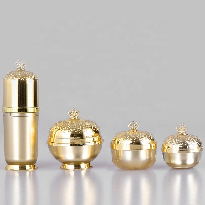 Acrylic crown skin care product set bottle boutique set bottle lotion cream daily chemical packaging bottle
