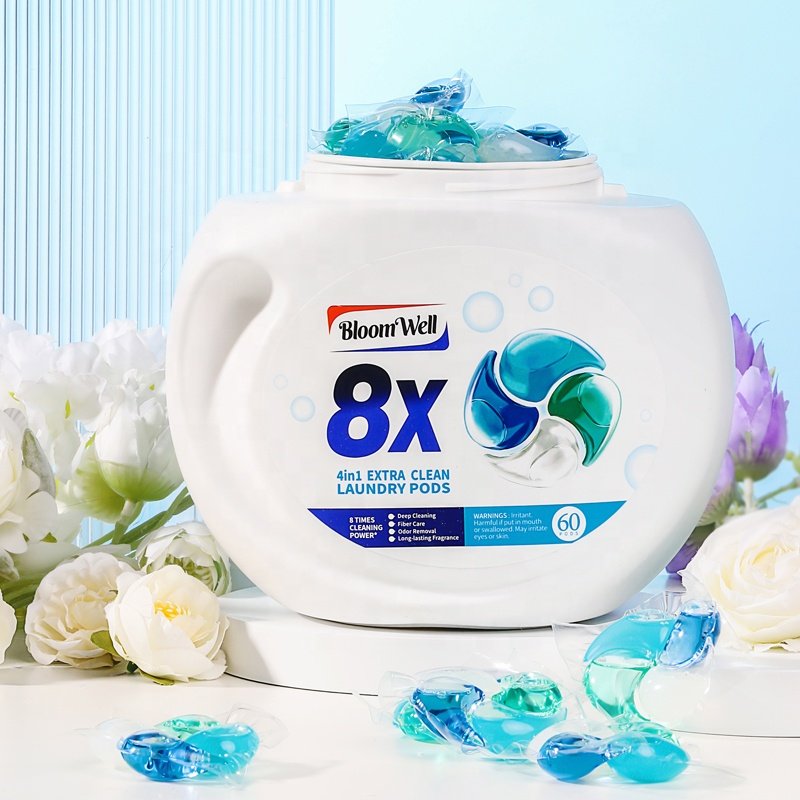 Laundry Detergent Soap PODS Super Concentrated Detergent Extra odor fighters Extra stain removers