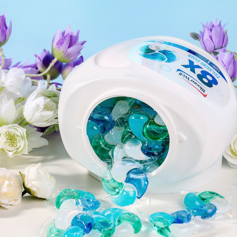 Laundry Detergent Soap PODS Super Concentrated Detergent Extra odor fighters Extra stain removers