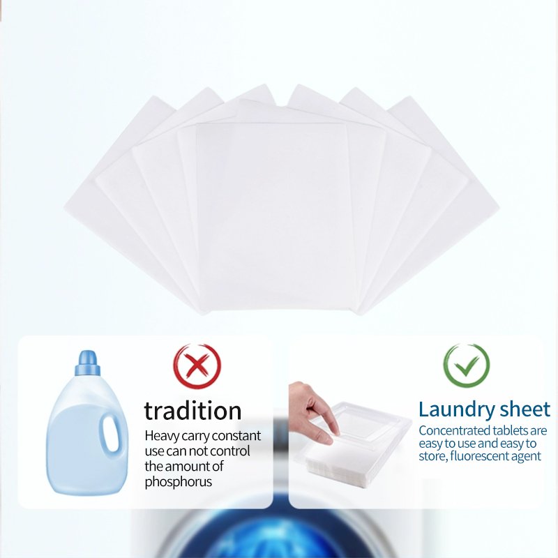 Essential series Laundry Detergent Sheets Laundry Strips Biodegradable Laundry Detergent Strips