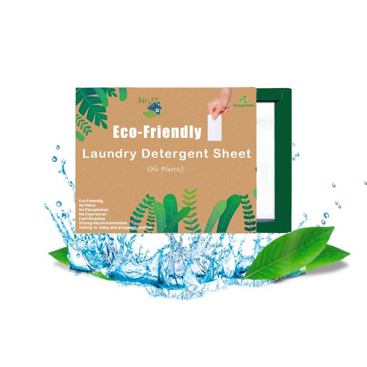 Biodegradable Enzymatic Berry Fruit Scent Laundry Detergent Strip Washing Powder Sheet Supplier Manufacturer