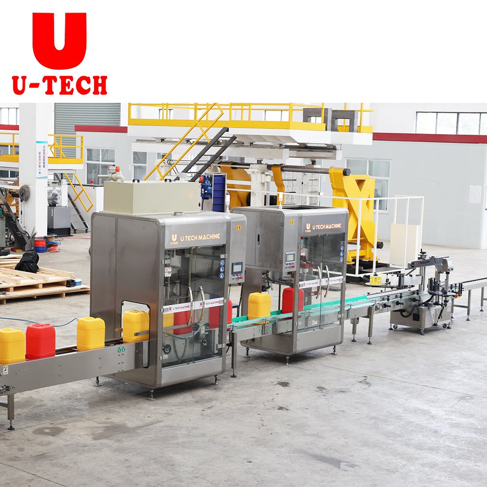 Automatic Durable 20L HDPE and PP Drums Daily Chemical Anti corrosion Weighing Alkali Acid Filling Capping Labeling Machine