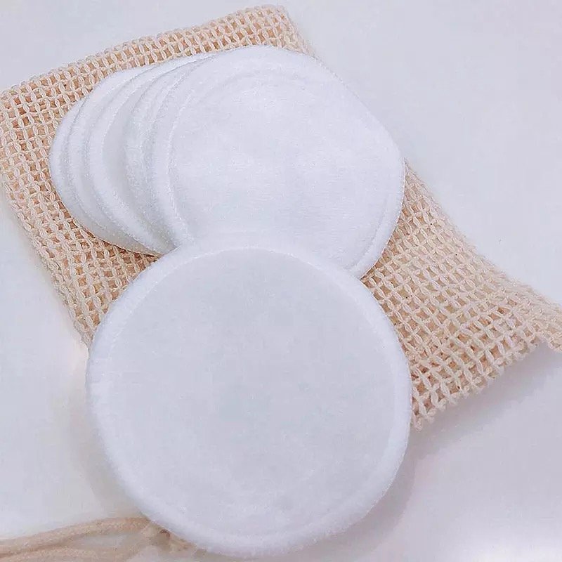 Wholesale Eco-friendly Disposable OEM Reusable Bamboo Makeup Remover Pads