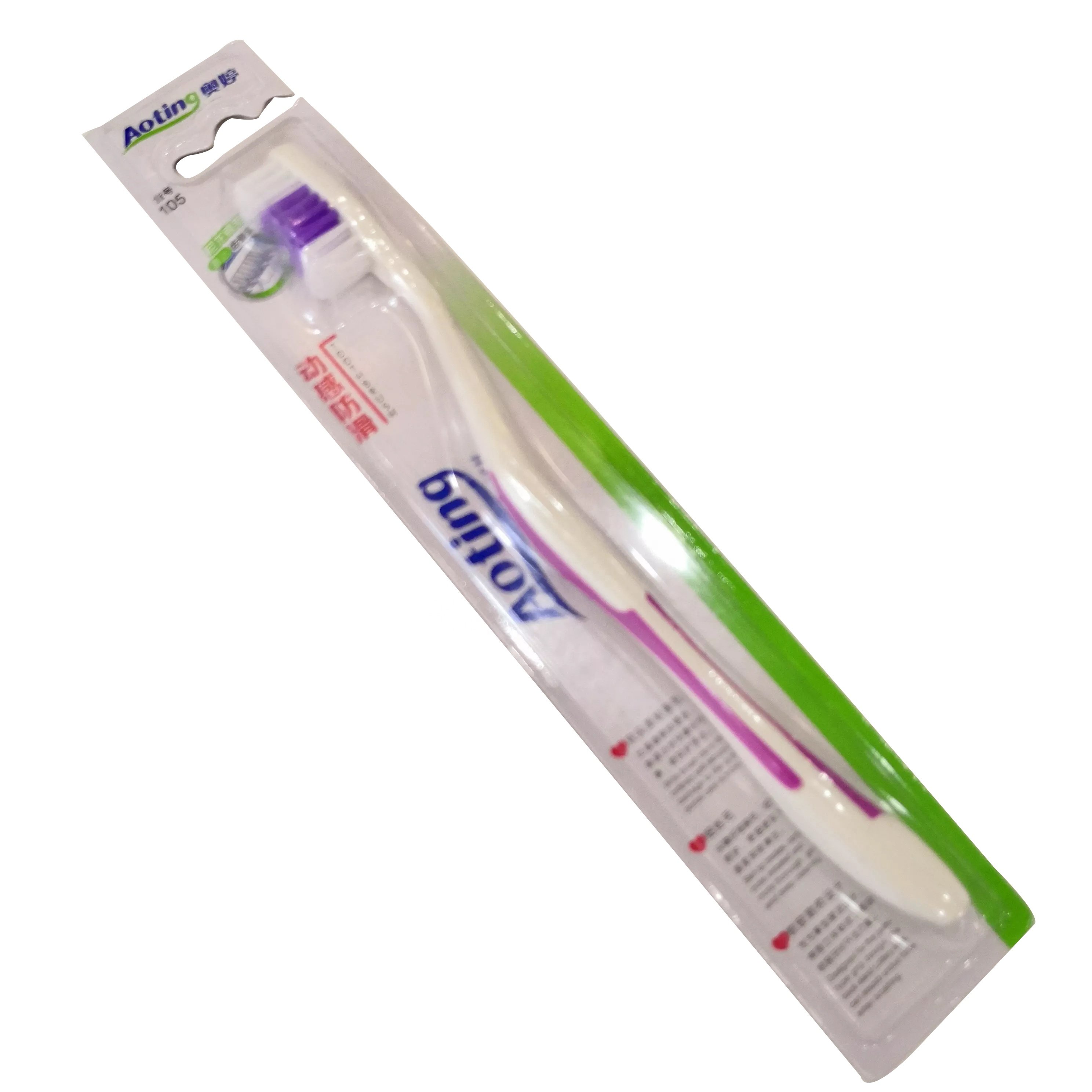 Wholesale Custom Packaging Hard Handle Ultra Soft Bristles Adult Toothbrush Manufacturing With Logo