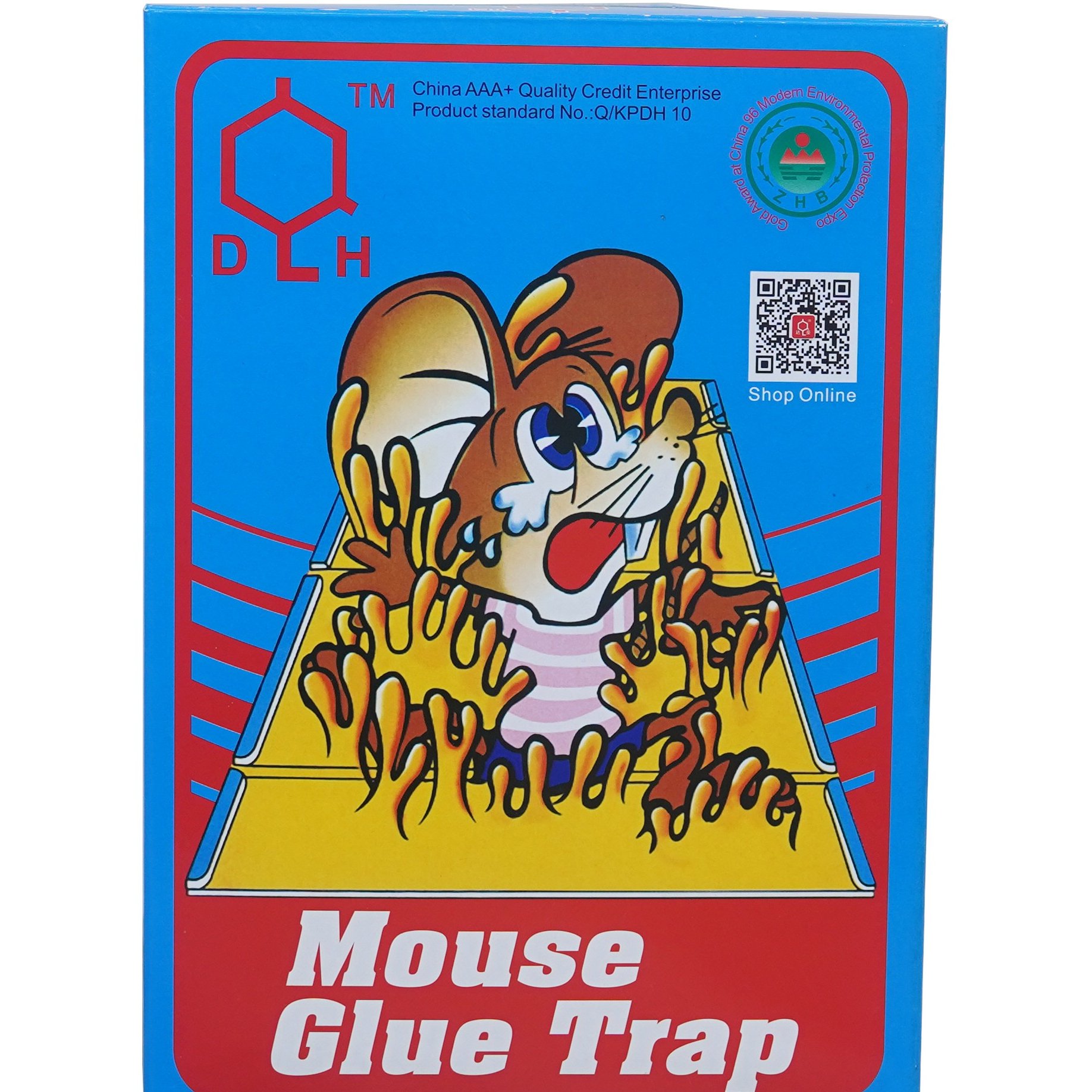 Household board rat glue tube trap