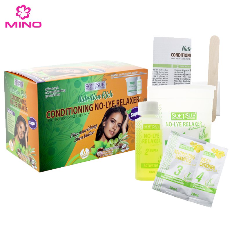 New design Professional Hair Relaxer Product Straightening hair relaxer Essential Damage Keratin Treatment