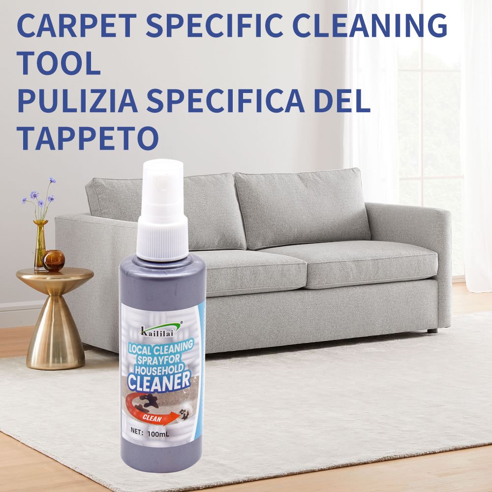 Manufacturer Wholesale 100ml Carpet Cleaner Liquid Customized Deep Cleaning Household Chemicals Detergent Liquid Spray Carpet